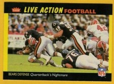 1987 Fleer Action DAN HAMPTON OTIS WILSON Chicago Bears Card