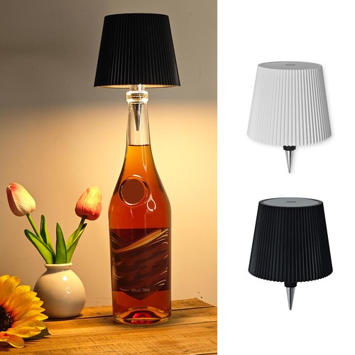 Wireless Bottle Lamp 3 Color Stepless Dimming LED Wine Bottle Lamp Cordless Lamp - Bild 1 von 17