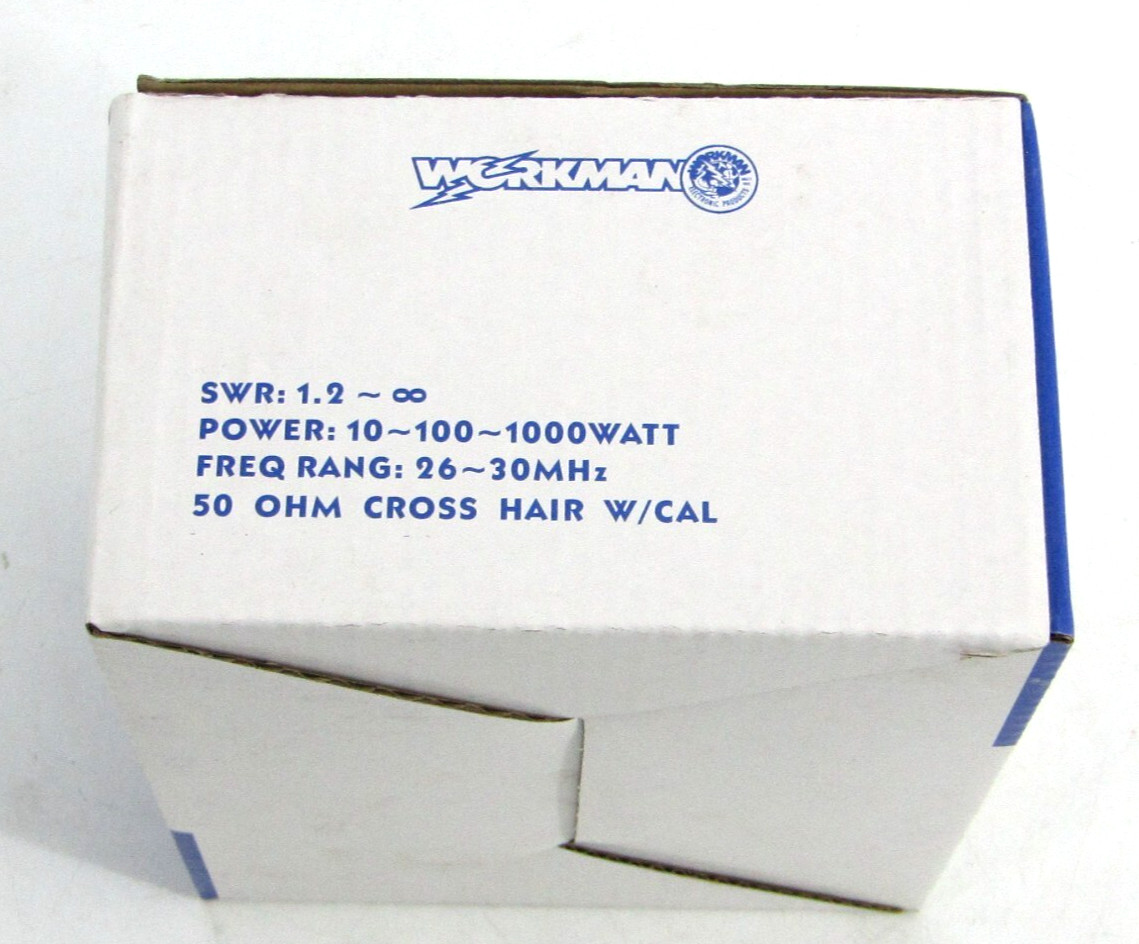 Workman HP-202S Cross Needle 1000 Watt SWR, Power Wattmeter with Large Display