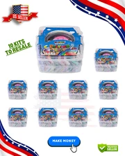 10 KITS OF CLAYED 50-Color Polymer Clay Kit – Wholesale Opportunity Bulk