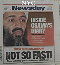Osama Bin Laden NY Newsday May 12 2011 💲