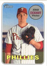 2018 Topps Heritage #392 Jerad Eickhoff Philadelphia Phillies