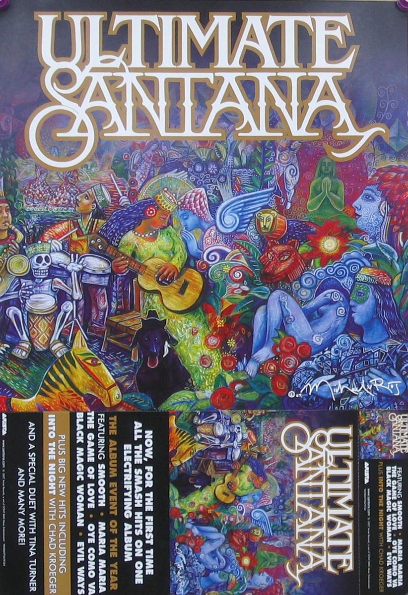 ULTIMATE SANTANA POSTER, DOUBLE SIDED (K8) | eBay 