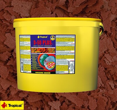 Tropical D-50 Plus Flakes 11L Flockenfutter für Diskus - Premium Fischfutter
