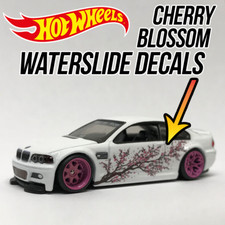 164 Scale Sakura Cherry Blossom Tree Waterslide White Toner Decals For Hot