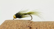 Goldhead Olive Damsel Nymph Trout fly, 12 Pack Mixed 10/12/14, For Fly Fishing
