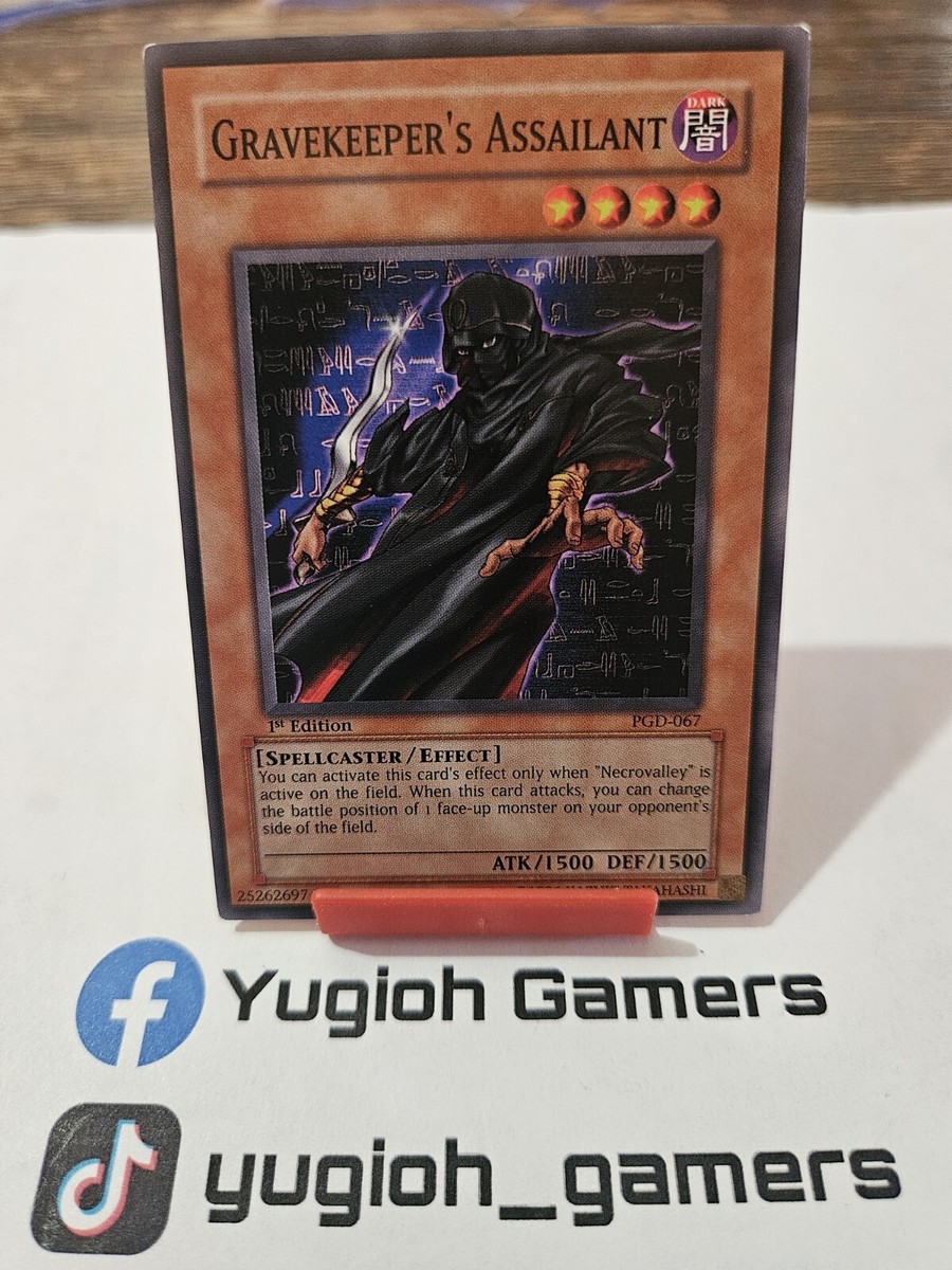 Yu-Gi-Oh Gravekeeper's Assailant PGD 1st Edition Common Light Played