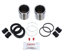 for MAZDA RX-7 II FRONT Brake Caliper Rebuild Repair Kit +Pistons