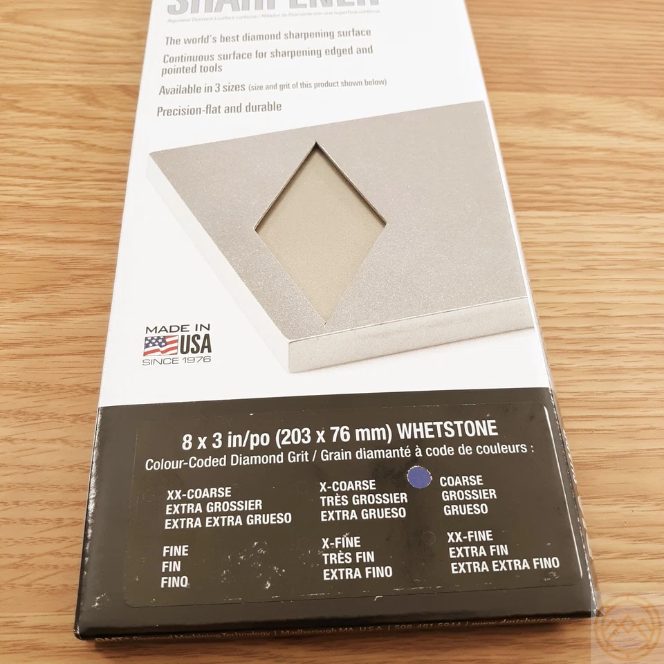 DMT Dia-Sharp Grano Grueso 8" x 3" Superficie de Pie de Goma Antideslizante D8C Foto 4 de 4