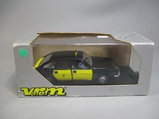 LE6012 VEREM 9494 Voiture 1/43 Renault R18 taxi espagnol noir et jaune
