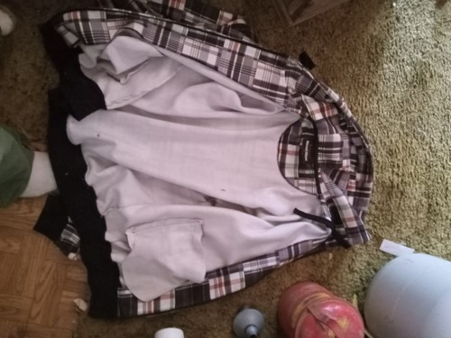 Regal Wear Jacket Coat 2xl Plaid Checkered Hooded Medium Weight - Picture 4 of 4