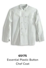 Cintas  White Chef Coat Jacket Uniform Size 36