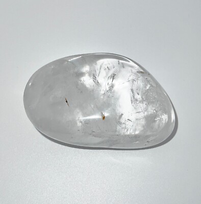 CARDINAL METHOD CLEAR QUARTZ PALM STONE CRYSTAL: ''HIGHER SELF CONNECTION''