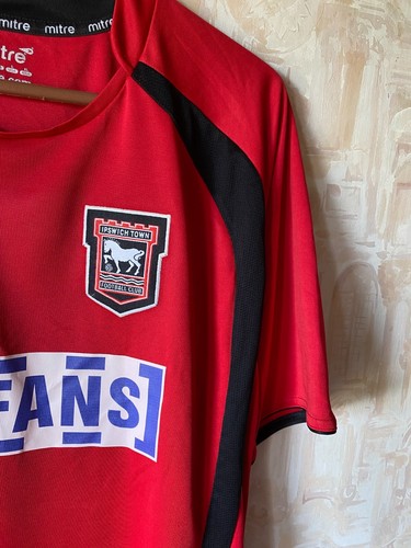 Ipswich Town Jersey Away football shirt 2008 - 2009 Mitre Mens Size L - Picture 5 of 10