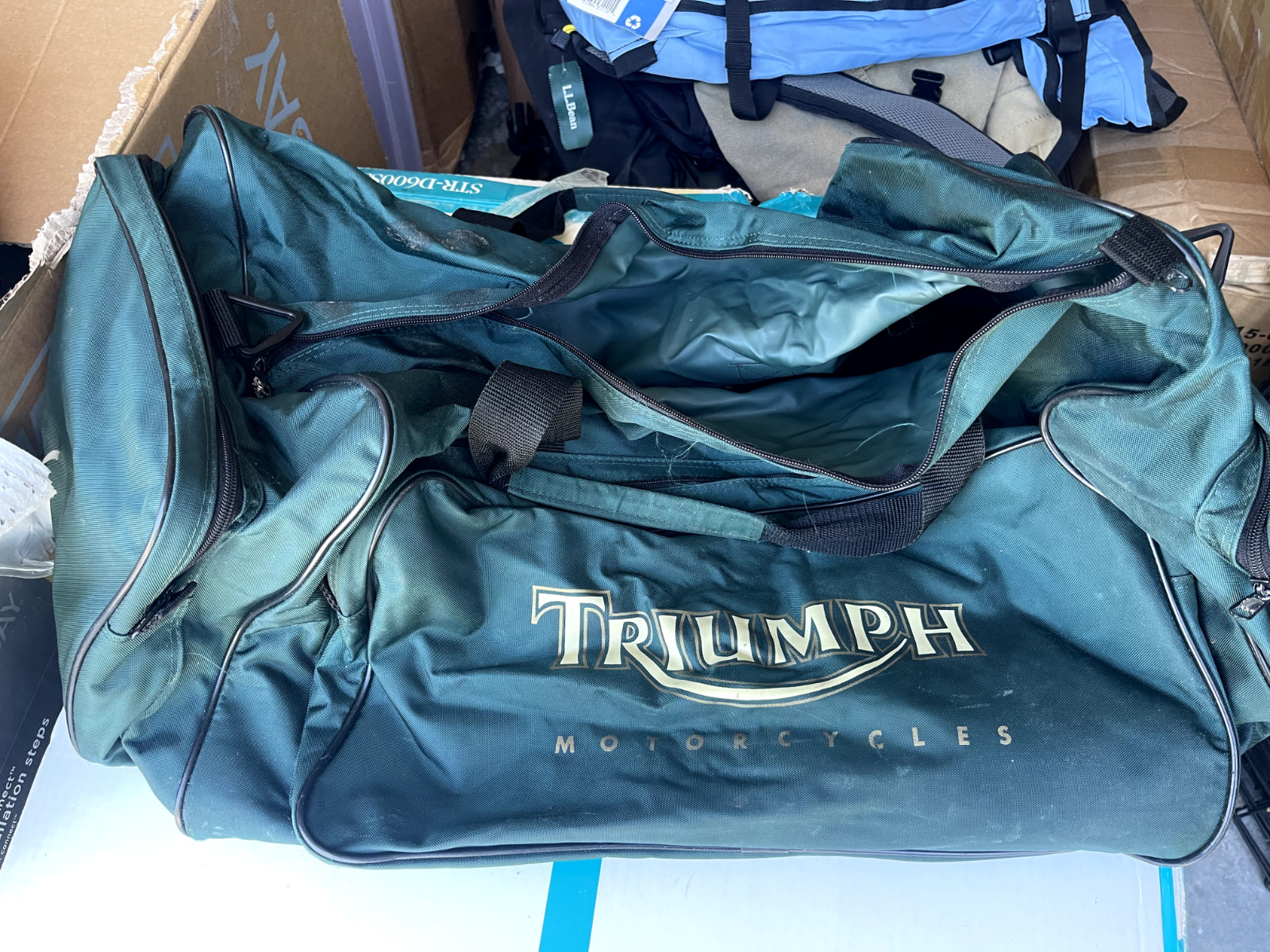 Triumph Motorcycles duffel bag Gem