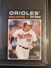 2013 Topps Update Manny Machado 1971 Retro Mini Rookie RC #TM-50