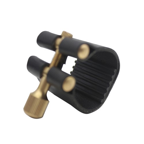 Leder Blattschraube Verschluss mit Kappe für Altsaxophon Bakelit Mundstück schwarz C1H7 - Bild 6 von 12