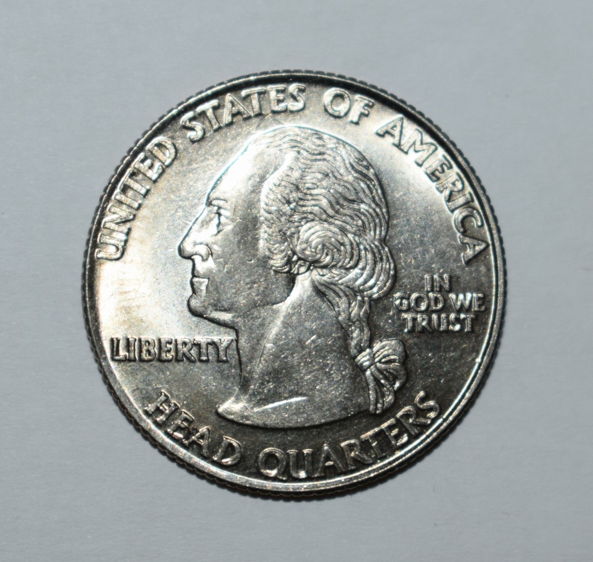 107f. ONE ADULT NOVELTY COIN, PARODY SMOKING BILL CLINTON, UNDER