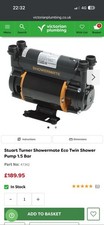 Stuart Turner 47342 Showermate Twin Shower Pump 1.5 Bar