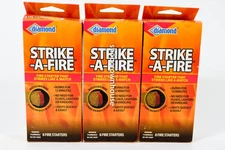 3 Diamond  Strike-A-Fire Indoor/ Outdoor Strikes Like A Match Fire-starters USA