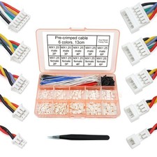 1.25mm Male and Female Connectors Socket and Plug with Pre-Crimped Cables Com...