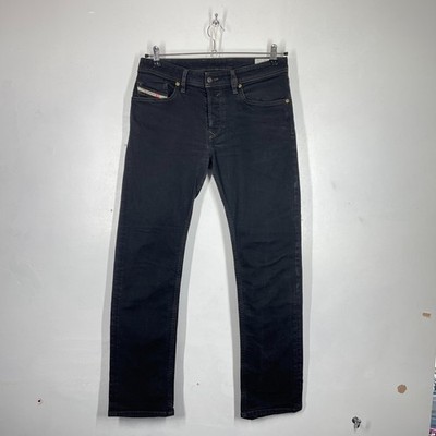 Diesel Waykee Jeans Herren *W30 L32 schwarz Regular Straight 0886Z Stretch