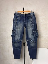 VTG Marithe Francois Girbaud Convertible Cargo Pants Y2K Archival Jeans Shorts S