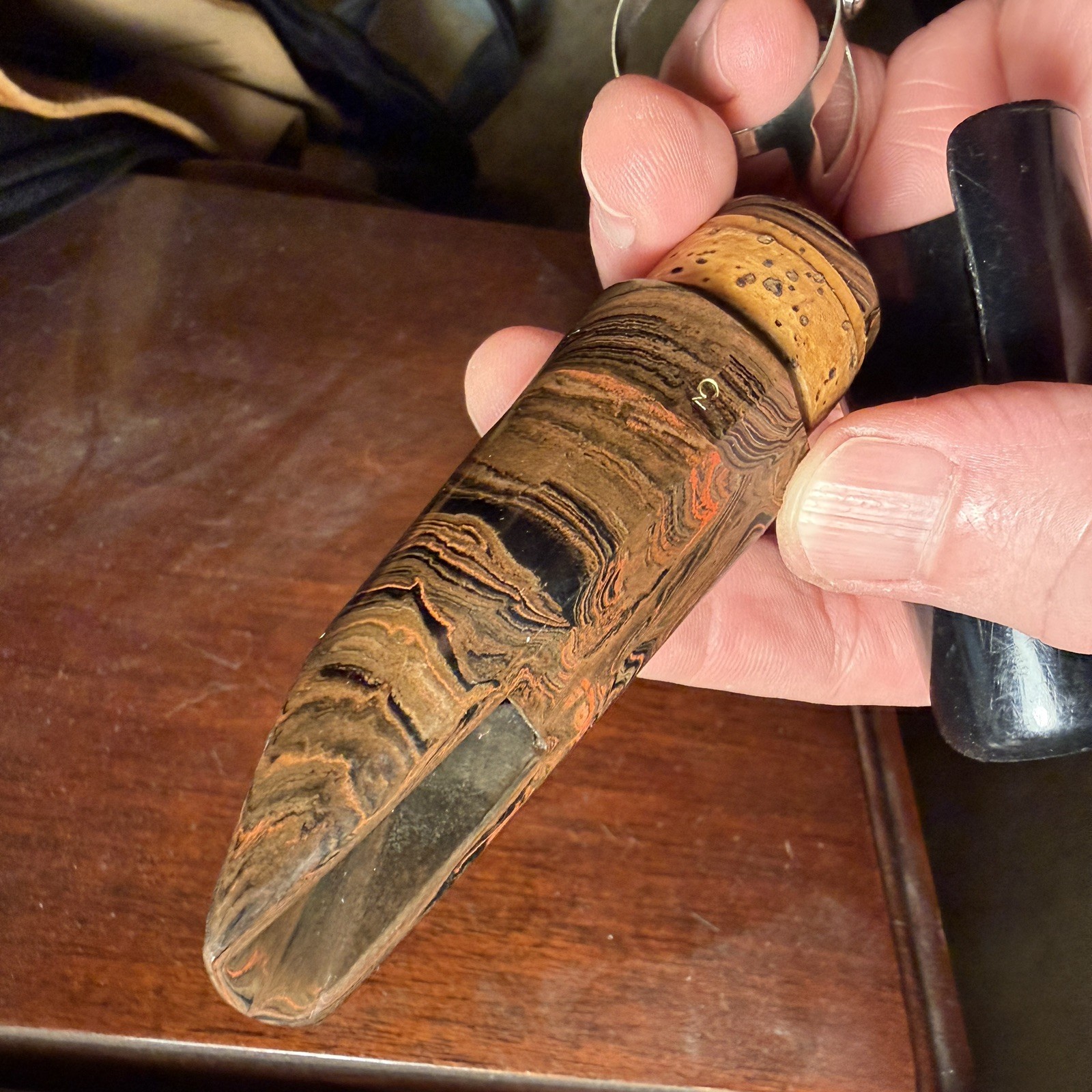 RARE Marbled Rocky Giglio Bb Clarinet Mouthpiece - 3