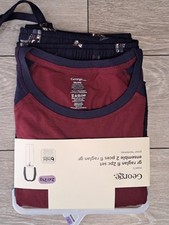 Brand New George Men's 2 Piece Long Sleeve Flannel Pajamas Set