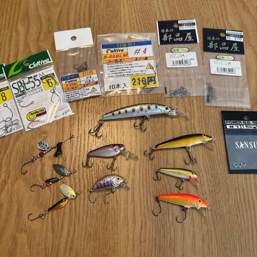 Fishing Lure Set Hard Baits Minow Plugs Assorted Condition Good - Image 1