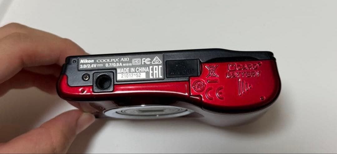 Nikon COOLPIX A10 Red Compact Digital Camera Tested Working Seller