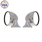 Fit Datsun Nissan Fairlady Z S30 240Z 260Z 280Z Chrome Steel Fender Mirrors Pair