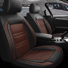 New For Honda Pu Leather Car 5-seat Cover Front Rear Cushion Pad Brown New For Honda Pu Leather Car 5-seat Cover Front Rear Cushion Pad Brown