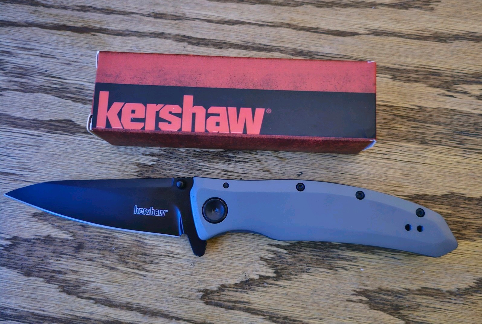 Kershaw Grid 2200 Grey Spring Assisted Pocketknife 