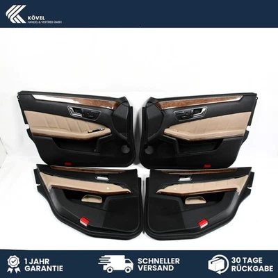 4x Türverkleidung Beige Leder SET  Mercedes E-Klasse W212 Limo A2127200370 - Bild 1 von 4
