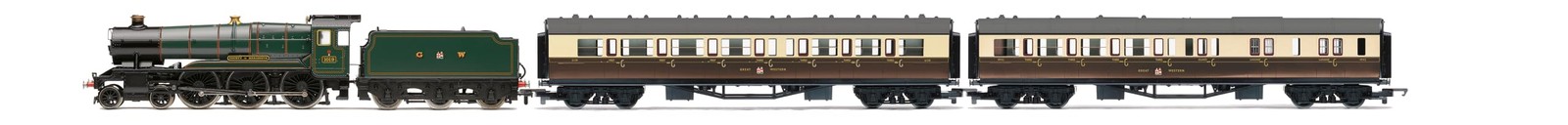Hornby Steam Train - R30376 RailRoad GWR Class 1000 County of Merioneth Trai 62090₽