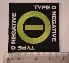Type O Negative Logo Embroidered Patch Sew On
