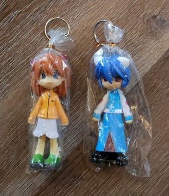 Pinky Street - Rei and Asuka  - EVANGELION  - Figure Anime  - Japan - RARE