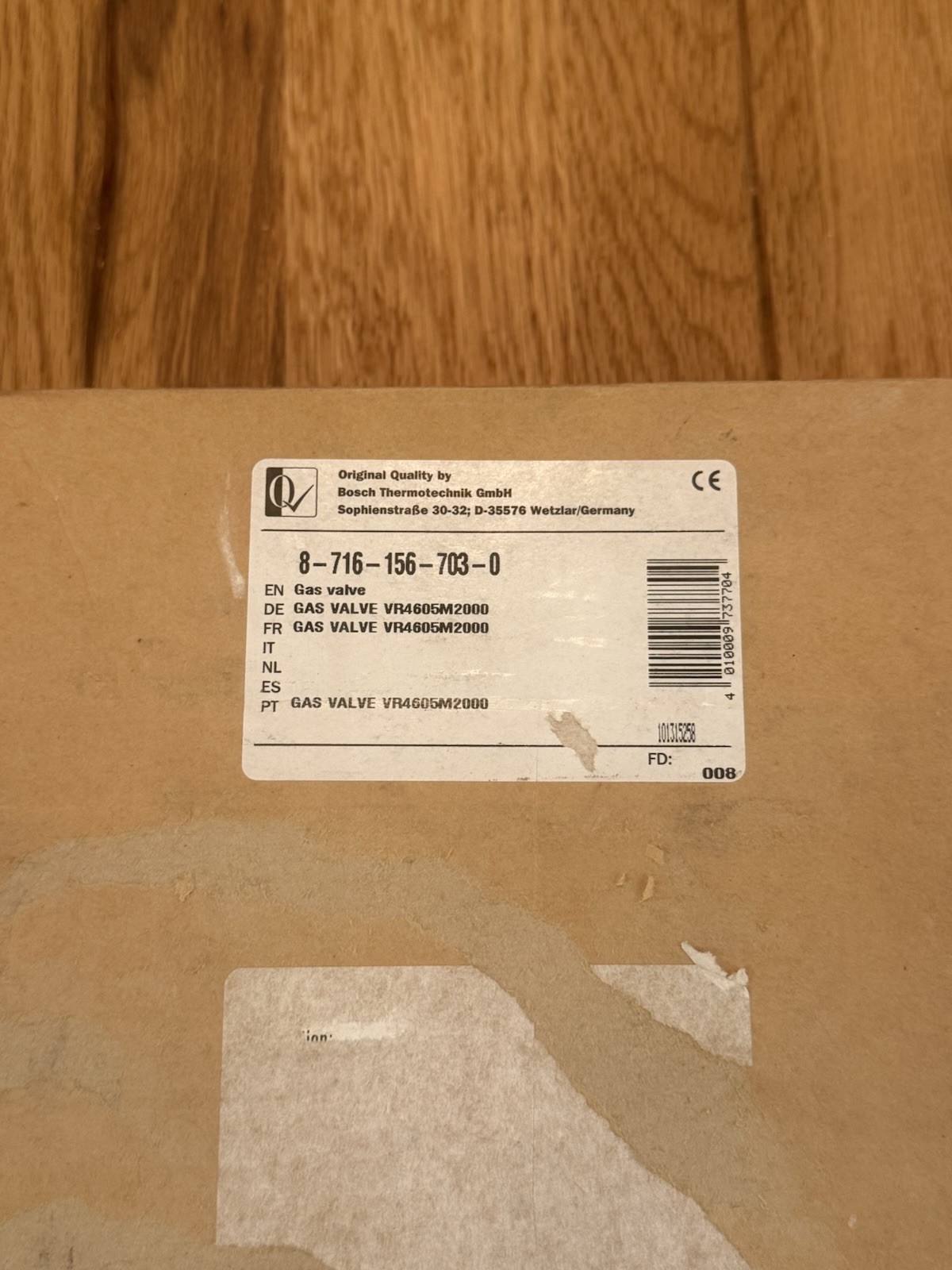 Worcester 350 NG FSN COMBI VR4605M2000 Gas Valve 87161567030 - Brand New Boxed