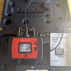 Snap On Tools Visual Inspection Scope Borescope Video Camera W/ Case BK5500 READ