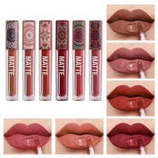 Lápiz labial líquido lápiz labial textura suave brillo labial taza antiadherente para mujeres 1 pieza