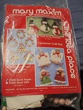 Mary Maxim VTG Spool Angel Kit #37634 New old stock Unopened