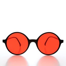 Round Sunglasses with Tinted Lenses - Viva