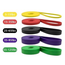 5 Pcs Professional Resistance Bands, Pilates Band, Work Out Bands, Stretch Bands