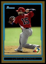 2009 Bowman Draft Picks & Prospects Dustin Pedroia #BDPW5 WBC Prospects Gold
