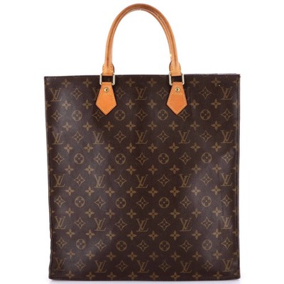 Louis Vuitton Sac Plat Bag Monogram Canvas