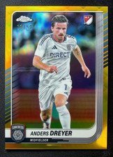2025 Topps Chrome MLS Anders Dreyer Gold #12/50 No.108