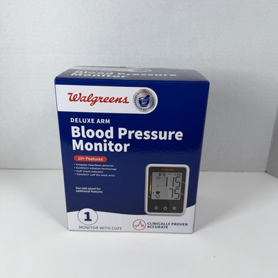 #ad #ad Blood Pressure Monitor One Size Cuff Auto Arm Walgreens $12.25