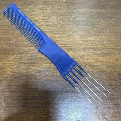 Comair Mark II Celcon Comb Pick USA Vintage Blue Comb 8 Inches