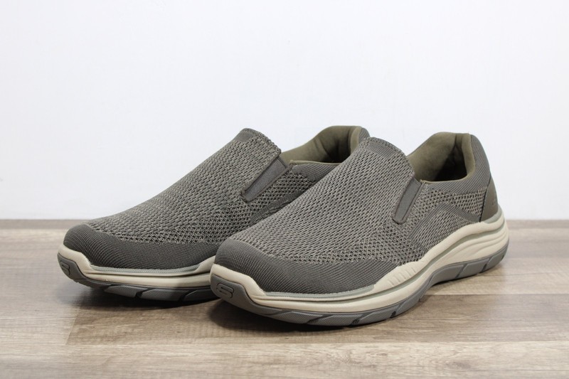 Skechers Men's Relaxed Fit Expected 2.0 Arago Olive Slip On Sz 13 [fa-1517]